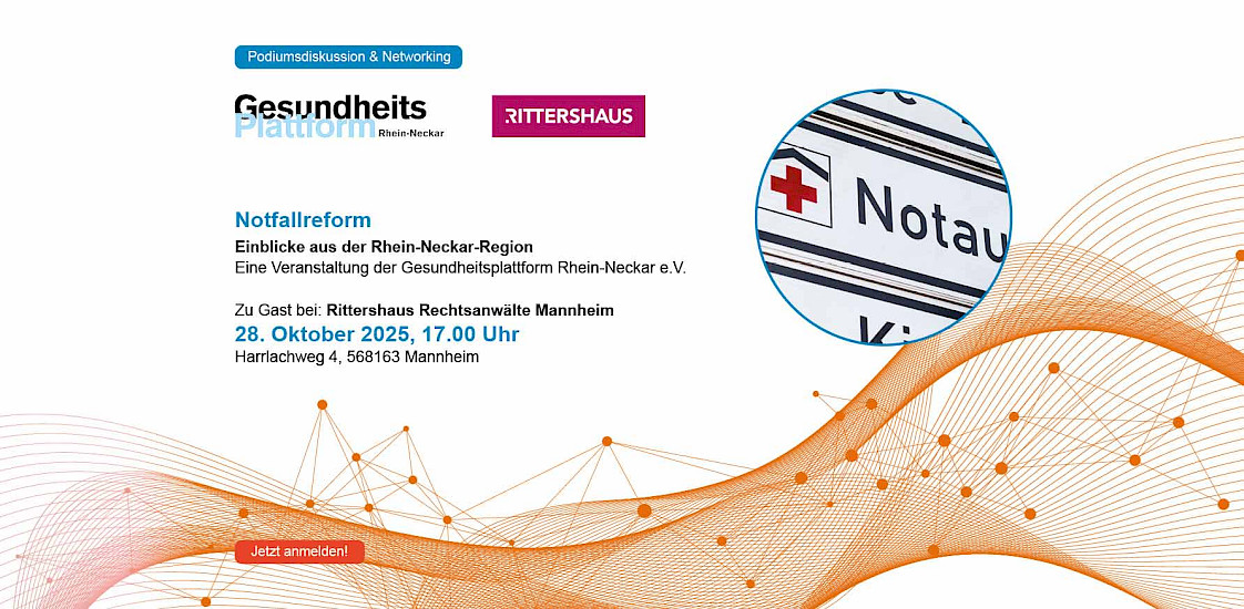 Notfallreform – Einblicke aus der Rhein-Neckar-Region am 28. Oktober 2025