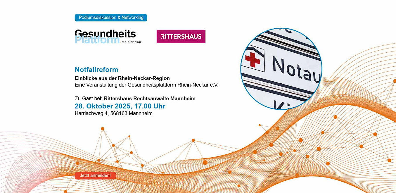 Notfallreform – Einblicke aus der Rhein-Neckar-Region am 28. Oktober 2025