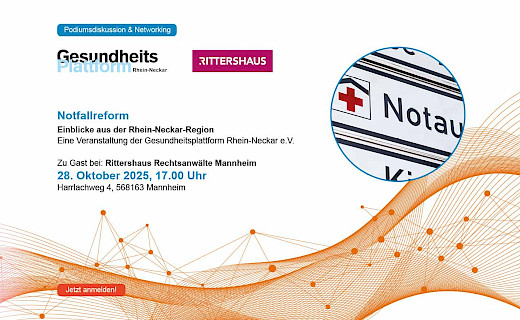 Notfallreform – Einblicke aus der Rhein-Neckar-Region am 28. Oktober 2025